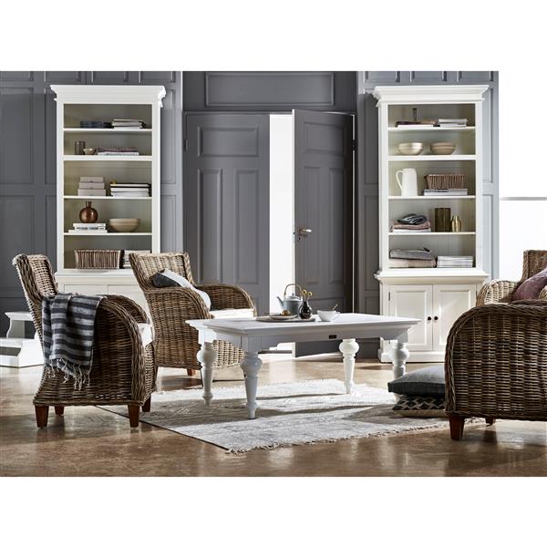 NovaSolo Halifax Single - Bay Hutch Unit - White