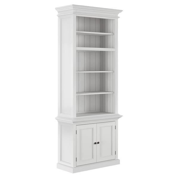 NovaSolo Halifax Single - Bay Hutch Unit - White