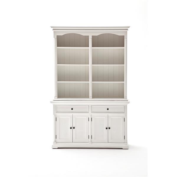 NovaSolo Provence Hutch Cabinet - White