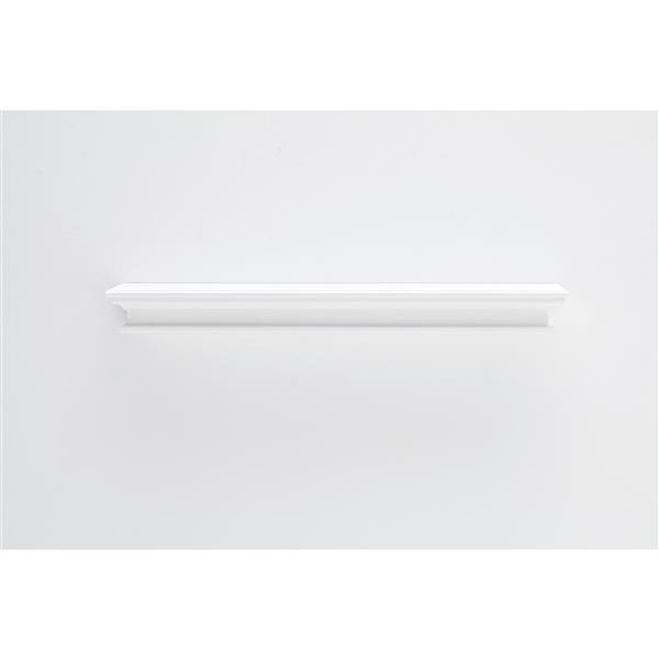 NovaSolo Halifax Floating Wall Shelf - 47-in - White