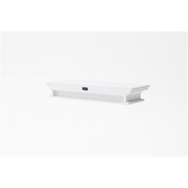 NovaSolo Halifax Floating Wall Shelf - 32-in - White