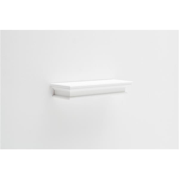 NovaSolo Halifax Floating Wall Shelf - 32-in - White