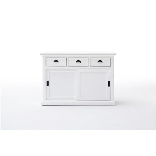 NovaSolo Halifax Buffet with Sliding Doors - White