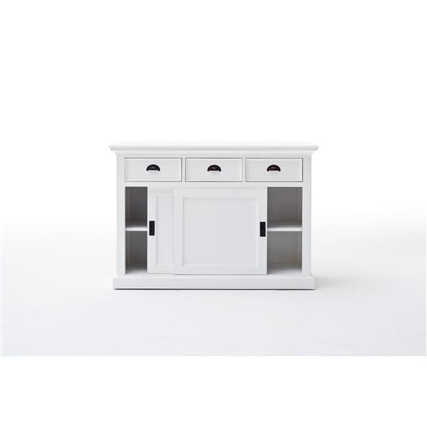 NovaSolo Halifax Buffet with Sliding Doors - White