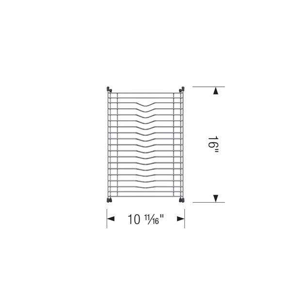 BLANCO Floating Dish Rack for Diamond Sink