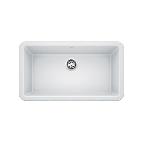 BLANCO Ikon Farmhouse Kitchen Sink - 33-in - White