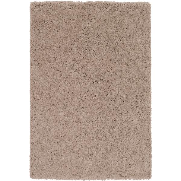 Surya Goddess Shag Area Rug - 3-ft 3-in x 5-ft 3-in - Rectangular - Tan