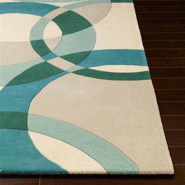 Surya Forum Modern Area Rug 5ft x 8ft Rectangular Sage FM7218