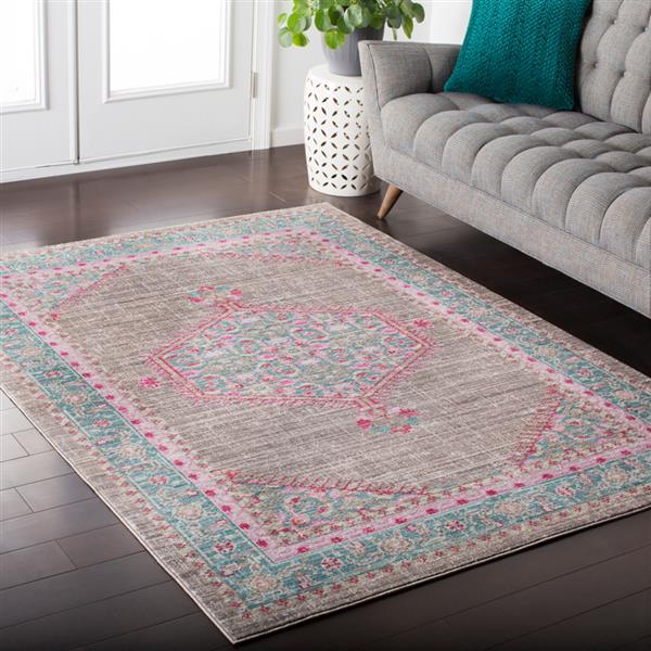 Surya Germili Updated Traditional Area Rug - 7-ft 10-in x 10-ft 3-in - Rectangular - Taupe
