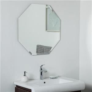Miroir sans cadre Vantall de Décor Wonderland, 27,5 po x 27,5 po