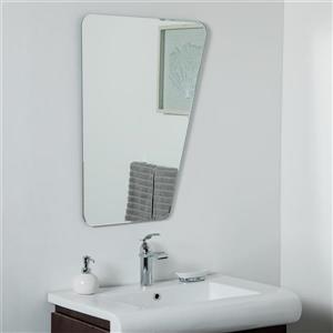 Miroir sans cadre Alisson de Décor Wonderland, 31,5 po x 23,6 po