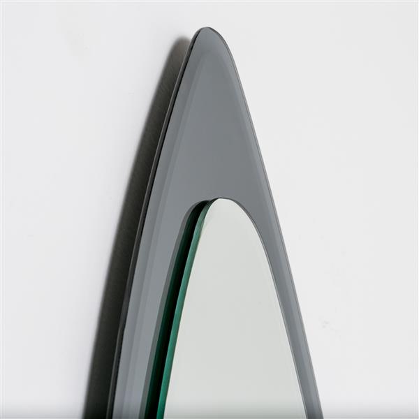 Decor Wonderland Cat Eye Frameless Wall Mirror - 13.75 x 39.5-in