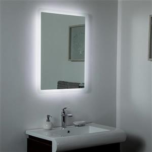 Decor Wonderland Dynaris Backlit LED Bathroom Mirror - 23.6-in x 31.5-in