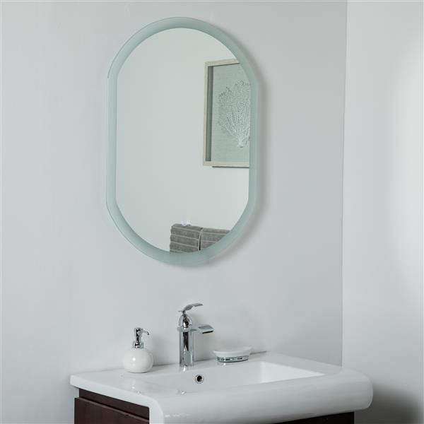 Decor Wonderland Luka Backlit LED Bathroom Mirror - 31.5-in x 23.6-in