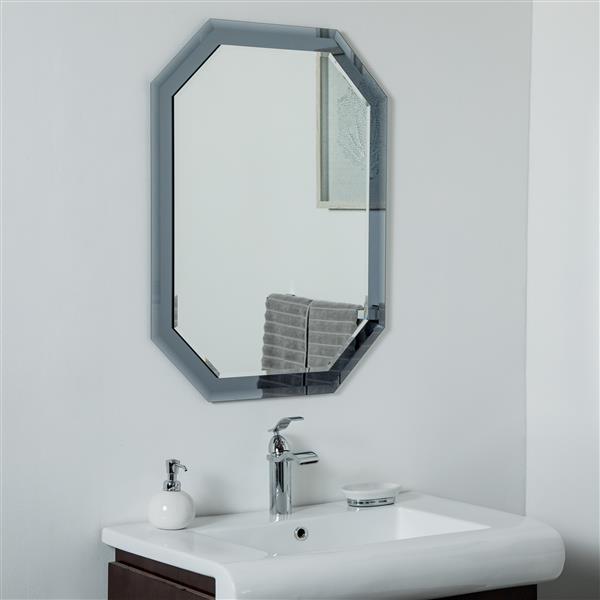 Decor Wonderland Grella Frameless Wall Mirror - 31.5-in x 23.6-in