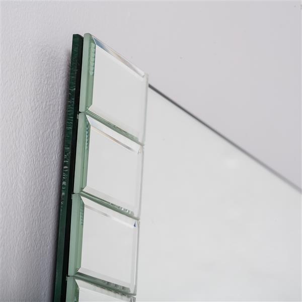 Decor Wonderland Beveled Bathroom Mirror - 31.5-in x 23.6-in