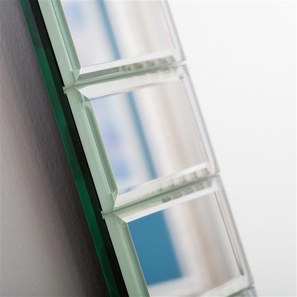 Decor Wonderland Beveled Bathroom Mirror - 31.5-in x 23.6-in