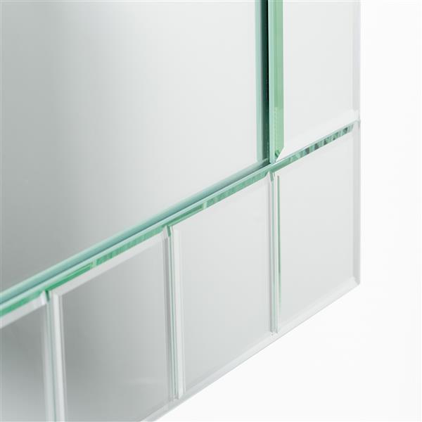 Decor Wonderland Lalo Large Frameless Mirror - 31.5-in x 23.6-in