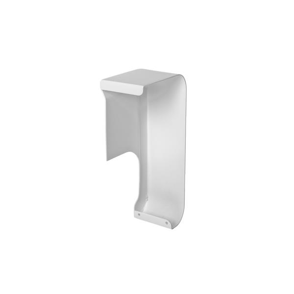 Veil Titan Baseboard Heater Cover - Right Open Endcap - 2-3/4-in - Satin White Aluminum