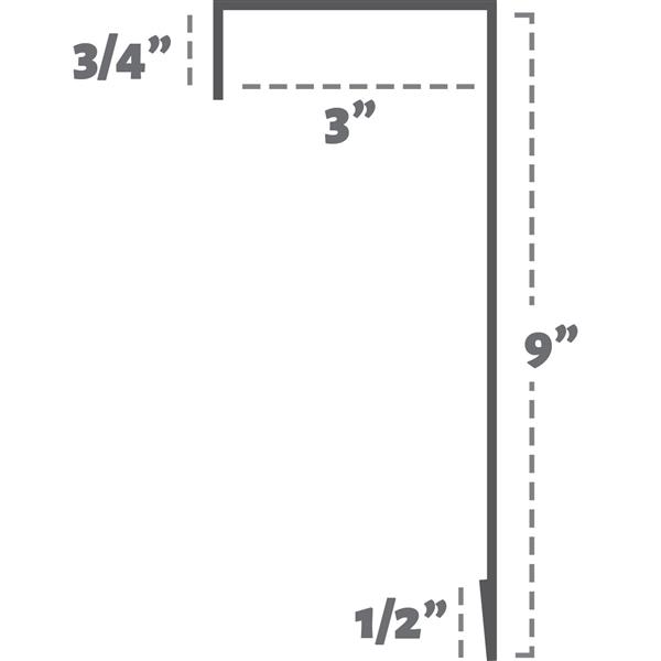 Veil Atlas XL Baseboard Heater Cover - 5-ft - Satin White Aluminum