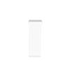 Embout gauche pour couvre-plinthe électrique Titan de Veil, ouvert, 2-3/4  po, blanc semi-lustré TN001-LFO