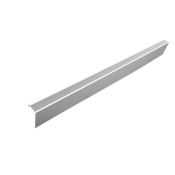 Veil Atlas Baseboard Heater Cover - 6-ft - Satin White Aluminum