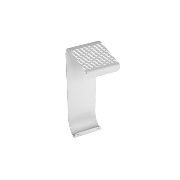 Raccord pour couvre-plinthe Titan de Veil, 2-3/4 po, blanc semi-lustré