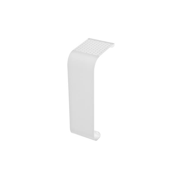 Raccord pour couvre-plinthe Titan de Veil, 2-3/4 po, blanc semi-lustré