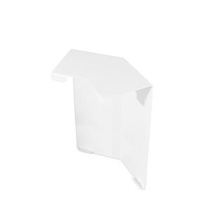 Veil Atlas XL Baseboard Heater Cover - 135° Outside Corner - 2-3/4-in - Satin White Aluminum