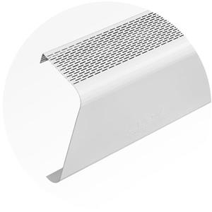 Veil Titan Baseboard Heater Cover - 5-ft - Satin White Aluminum