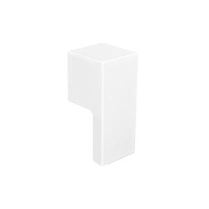 Veil Atlas Baseboard Heater Cover - Left Open Endcap - 2-3/4-in - Satin White Aluminum