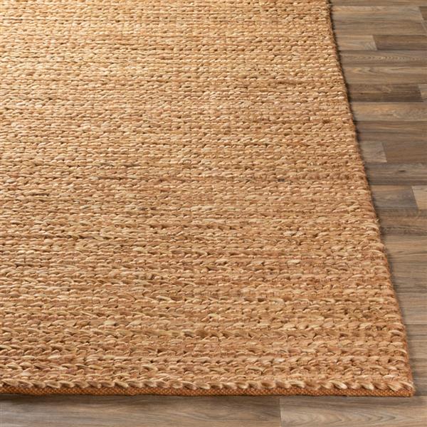 Surya Haraz Natural Fiber Area Rug - 8-ft x 10-ft - Rectangular - Tan