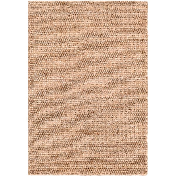 Surya Haraz Natural Fiber Area Rug - 8-ft x 10-ft - Rectangular - Tan