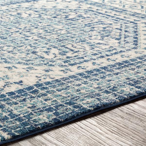 Surya Harput Updated Traditional Area Rug - 6-ft 7-in x 9-ft - Rectangular - Navy