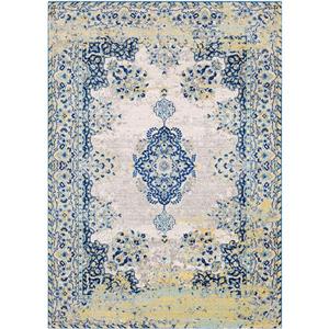 Surya Harput Updated Traditional Area Rug - 9-ft 3-in x 12-ft 6-in - Rectangular - Navy/Yellow