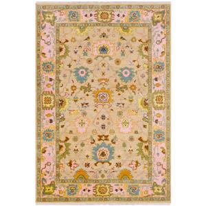 Surya Hillcrest Traditional Area Rug - 2-ft x 3-ft - Rectangular - Pink