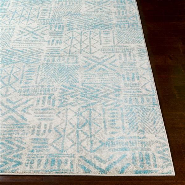 Surya Harput Transitional Area Rug - 9-ft 3-in x 12-ft 6-in - Rectangular - Aqua