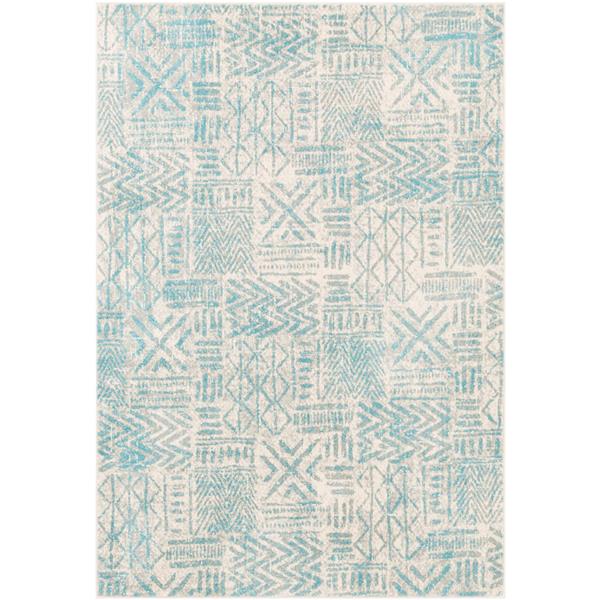 Surya Harput Transitional Area Rug - 9-ft 3-in x 12-ft 6-in - Rectangular - Aqua