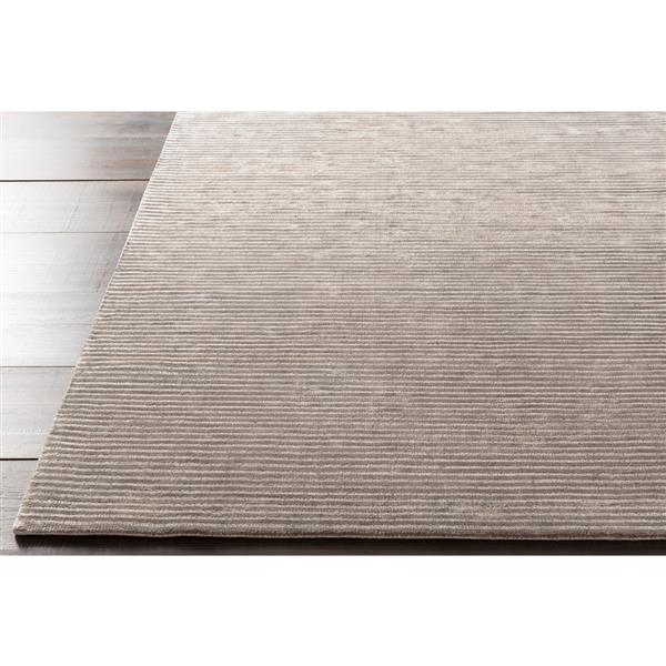 Surya Graphite Solid Area Rug - 9-ft x 13-ft - Rectangular - Gray
