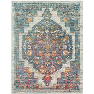 Surya Herati Updated Traditional Area Rug - 7-ft 10-in x 10-ft 6-in - Rectangular - Aqua