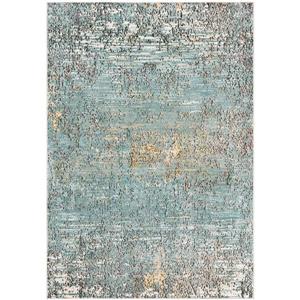 Surya Herati Updated Traditional Area Rug - 5-ft 3-in x 7-ft 3-in - Rectangular - Aqua