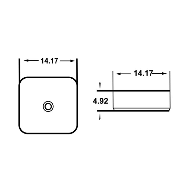 American Imaginations Vessel Bathroom Sink Square Shape 14 17 In X   330709352 MainImage 001 L 