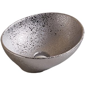 Lavabo-vasque d'American Imaginations, 15,94 po x 13 po, argent