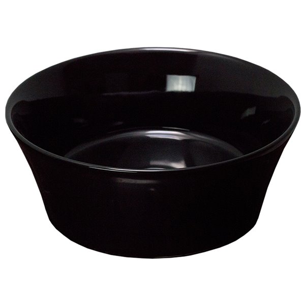 American Imaginations Vessel Bathroom Sink - Round Shape - 15.9-in - Black