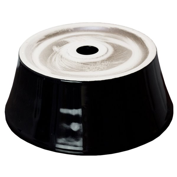 American Imaginations Vessel Bathroom Sink - Round Shape - 15.9-in - Black