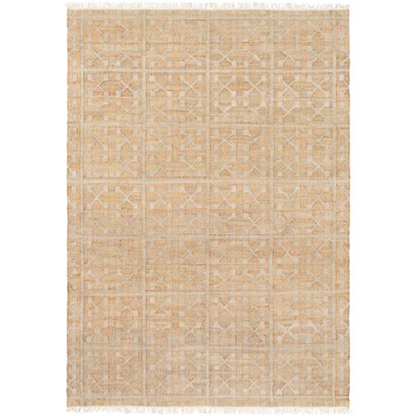 Surya Laural Natural Fiber Area Rug 9ft x 13ft Rectangular Khaki LRL6016913 RONA