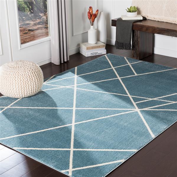 Surya Horizon Modern Area Rug 7 Ft 10 In Round Denim Hrz2303 710rd Rona - 7 Foot Round Rugs Contemporary Surya Horizon Modern Area Rug 7 Ft 10 In Round Denim Hrz2303 710rd Rona - 7 Foot Round Rugs Contemporary