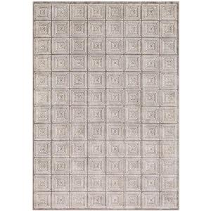Surya Lagom Modern Area Rug - 3-ft 11-in x 5-ft 7-in - Rectangular - Gray