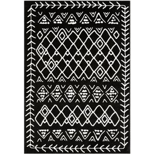 Surya Horizon Bohemian Area Rug - 9-ft 3-in x 12-ft 6-in - Rectangular - Black