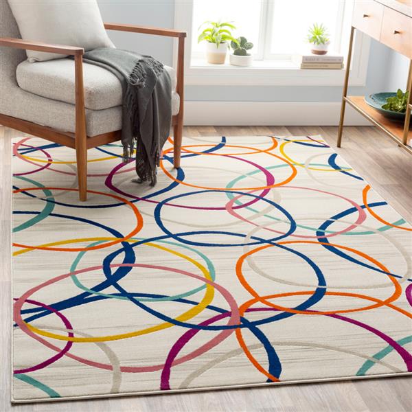 Surya Jax Modern Area Rug 7ft 6in x 10ft 6in Rectangular